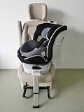 Fourward Baby Autositz Kindersitz 360°drehbar mit ISOFIX und Ruheposition, Gruppe 0+1/2/3 (9-36 kg/0-12 Year), 5-Punkt-Sicherheitsgurt, Kinderautositz Mit Unterstützung