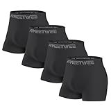 MEETWEE Herren Kompressionsshorts Boxershorts Männer Sport Unterhosen Retroshorts Men Unterwäsche Atmungsaktiv Weich 4/5/6 Pack
