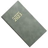 STOBOK 2023 Planer Notizbuch Kalender Notizblock Zeitmanagement Notizbuch Täglich Wöchentlich Monatlich Planer Tagebuch Reisetagebuch Für Home Office Schule