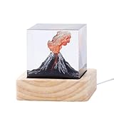 Vulkan-Nachtlicht, kreatives Nachtlicht, Harz-Lampe, Umgebungslicht, USB-Lade-Nachtlicht, realistische Vulkanlampe, Desktop-Ornamente für Kinder, Umgebungsnachtlicht für Erwachsene,