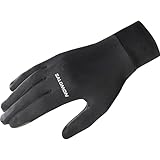 Salomon Cross Warm Unisex Handschuhe, Praktisches Design, Atmungsaktive Wärme, Durchdachtes Design, Schwarz, M