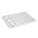 SENECESLI Verstellbarer Spulenband-Spleißblock-Satz für Revoxsonido, Professioneller Spleißblock aus Aluminiumlegierung für 1–10 Zoll Magnetbänder, Ideal für den Studiogebrauch, Silber (Yellow)