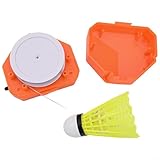 Badminton-Trainer mit verstellbarer elastischer Schnur, Indoor-Selbstlern-Übungsset für Kinder (3 Bälle)