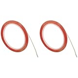Rayher HOBBY Doppelklebeband, extra stark, 3 mm, Rolle 10 m, transparent, säurefrei, hitzebeständig bis 80°C, Klebeband, Klebetape, 30070000, Durchsichtig (Packung mit 2)