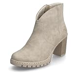 Rieker Damen Klassische Stiefeletten Y2553, Frauen Stiefeletten,Stiefel,Bootee,Booties,halbstiefel,Kurzstiefel,beige (60),40 EU / 6.5 UK