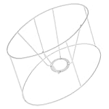 Lichtständer Wandleuchten Lampen Lüfter LED lamp holder leuchte steckdose lamp shade leuchtringe Rahmen für DIY-Lampe Rahmen einer Tischlampe selber machen Schmiedeeisen Weiß Hemobllo