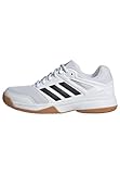 adidas Unisex Speedcourt Indoor Shoes Kids Sneaker, Cloud White/Core Black/Gum, 38 EU