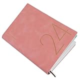 LOORGVEL Wochenplaner Kalender Buchkalender Kompakter Terminplaner Notizblock Leichtes Glattes Design für Arbeit und Studium Praktischer Wochenübersicht Planer für Familie und Freunde