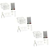 Lurrose 3 Sätze Schrumpfschlauch Selber Machen Leistung Kunst-kit Perlen Film Schnappen Bausätze Elektrowerkzeuge Schrumpfbar Kit Zur Schmuckherstellung Vinyl-reparaturset Klein Löten Holz