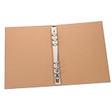 DIYEAH Loseblatt-bucheinband Notizbuch Zu Machen Gadgets Inhaber Kette Etui Budgetplaner Mit Geldumschlägen Planerordner Bindemittel Bindemappen Revision Notizbücher Drei Ring Kraftpapier