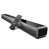 TBIIEXFL 10. 0w-Fernseher Soundbar -Lautsprecher 2.0-Kanal-Heimkino-Soundsystem Sound Bar Integrierter Subwoofer mit Fernbedienung
