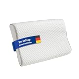 SerenNap Kinder Kissen für 3-10 Jahre Ergonomisches Kissen Memory Schaum Kinderkopfkissen mit Öeko-Tex Baumwollbezug 30x51x4/6cm 2 unterschiedliche Höhen
