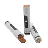 effektivo Euro Papier Münzhülsen für 2 Cent Münzen Inhalt: 80 Stück