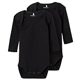 NAME IT Unisex NBNBODY 2P LS SOLID Black NOOS Body, 62