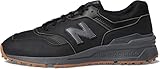 New Balance Herren 997 Sl Golfschuh, schwarz / grau, 51 EU X-Weit