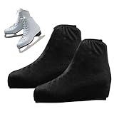 Eiskunstlauf - Stiefelüberzüge, Flanel zum Skaten | Professionelle Eiskunstlauf-Schuhüberzüge aus Samt, elastische Skate-Schuhüberzüge für und Mädchen