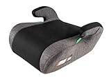 WALSER Kinder Sitzerhöhung Auto Raffi, Kindersitz Auto 125-150 cm, Kindersitzerhöhung Auto neueste Norm 2024 ECE R 129, Sitzerhöhung Auto Kinder, Kindersitz schmal, Sitzerhöhung Kinder schwarz/grau