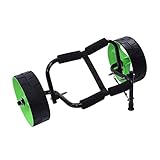 SHZICMY Kajakwagen Bootstrailer Surfwagen Abnehmbar Aluminium Kajak Transportwagen für (B2.62 * L13.12ft) Boote Kanu oder Kajak,Belastung bis 150 Pfund