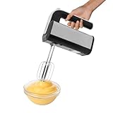 Handmixer Elektrisch, 800W Handrührer Mixer Handrührgerät Mixer Handrührer Elektromixer mit 2 Teighaken, 2 Schneebesen