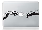 Michelangelo Schaffung von Adam italienischen Händen mac Aufkleber Apfel Macbook Laptop Abziehbild Kunst Vinyl Kunst