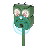 Katzenschreck Ultraschall 1 Stück, Katzenschreck für Garten, Wasserdicht IP65, 5 Vertreibungsmodi