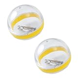 Amosfun 2St Schäler storage shelves storage shelf han karteikasten durchsichtig aufbewahrungs boxen familiar aufbewarboxen gilbe Kartoffelschneider Rostfreier Stahl Yellow