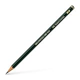 Faber-Castell 119002 - Bleistift Castell 9000, Härtegrad 2B, 1 Stück