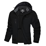 Generisch Winter Arbeitsjacke Herren - Wasserdicht Atmungsaktiv Skijacke Warme Gefüttert Winterjacke Wanderjacke Snowboard Winterparka Outdoor - Ski Jacken Für Herren