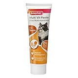 beaphar - Multi VIT Paste - Für Katzen - Mit Taurin, Biotin, Omega 3 Und 6-0% Zucker-Zusatz - Täglicher Vitamingenuss - Unterstützt Das Wohlbefinden - 100 g