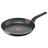 Tefal Easy Cook & Clean Bratpfanne 28 cm, Antihaftbeschichtung, Thermo-Signal bei idealer Brattemperatur, NICHT induktionsgeeignet, gleichmäßige Hitzeverteilung, Made in France, B5550633