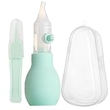 Baby Nasenpinzette,Nase Reinigung Pinzette, Rundkopf Kunststoff Pinzette,Baby Nasensauger Manuell Nasenaspirator Nasal Reiniger für Neugeborene Kleinkinder Laufende Nase verstopfte Nasen