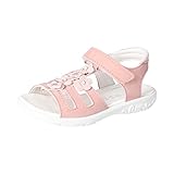 RICOSTA Mädchen Sandalen Chica,Kinder Sommerschuhe,WMS:Mittel,Freizeitschuhe,offene Schuhe,Strandschuhe,Sandaletten,rosa (310),33 EU
