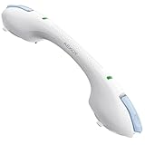 KEKOY Haltegriffe mit Saugnapf fürs Badezimmer, Haltegriff für Senioren, Haltegriff für die Dusche, Blau, 1 Stück