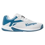 Kempa Unisex Kinder Wing 2.0 Junior Sport-Schuhe, Weiß Deep Blau, 39 EU