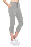 ALWAYS Damen Athletic Jogger Sweatpants – Dry Fit Stretch Laufsport Trainingshose, Heathergrey, Groß