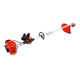 Benzin Rasenmäher 1,4 kW 6500 U/min 2-Takt Benzinrasenmäher mit 1,2L Tank Multifunktionsgartenwerkzeug 25cm Schnittbreite für Schneiden und Sägen von Rasenkanten, Rasenflächen