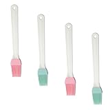 Happyyami 1 Satz Silikonbürste Kochgeschirr Grill Bürste Grillzubehör Bbq Accessories Ölbürste Backpinsel Küchenbürste Werkzeug Bastelpinsel Bürste Für Grill Saucenpinsel Kieselgel 4 Stück