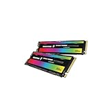 Gigastone M.2 SSD 500GB (2er-Pack) NVMe SSD Bis zu 3,000MB/s M.2 2280 PCIe Gen3 Interne Gaming SSD Laufwerk Spielen Grafikbearbeitung Videoschnitt Kompatibel mit Laptop und Desktop Speicher GT6330