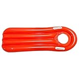 Kinder-Surfbrett, Bodyboards für Kinder - Tragbares rotes Kinder-Surfbrett | Rotes aufblasbares Surf-Bodyboard mit Griffen, Pool-Float-Couch für Kinder, die Surfen Lernen