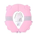 Toddler Toilet Seat - Spritzgeschützter Baby Toilettensitz - Klappbar Und Rutschsicher Für Haus Reise Badezimmer Auto,Baby Reise Auto Badezimmer Haushalt