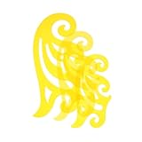 Lurrose 1 Satz Nählineal Kurvenlineal Nähwerkzeug Schneiderdesignwerkzeug Schneiderwerkzeug Schneiderlineal Multifunktionswerkzeug Zeichnungsvorlage Quiltlineale Herrscher Abs Yellow 3st