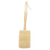 Luffa-Badebürste mit langem Griff – Peeling-Körperschrubber, Tiefenreinigung, Luffa- für die Dusche, Badebürste für Damen, Herren, Erwachsene, Familie, Mutter, Vater, Freunde, Hautpflege, Spa