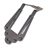 Ersatz-Metallbrücken für Akustikinstrumente für Jazz-Gitarren (schwarz)