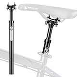 GEWAGE Fahrrad Sattelstütze，Fahrrad Sattelstütze Gefedert Für 27,2/30,9/31,6 x 400 mm, Spring federsattelstütze Sattelstütze aus Aluminiumlegierung für MTB Rennrad BMX eBike (27.2)
