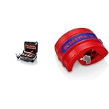 KNIPEX 00 21 06 HL S Werkzeugkoffer “BIG Basic Move“ Elektro Werkzeug-Trolley | Rollkoffer & BiX Schneider für Kunststoffrohre und Dichthülsen 20 – 50 mm 90 22 10 BK