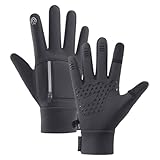 Warme Winterhandschuhe - Touchscreen Laufhandschuhe, Thermo Arbeitshandschuhe | Warme Winter Arbeitshandschuhe mit flexiblem und reaktionsfähigem Design, Leichte Touchscreen Winterhandschuhe für