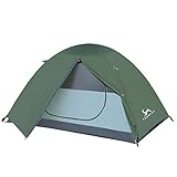 TOMOUNT Campingzelt 1 Person, EIN-Mann-Zelt wasserdichte Ultraleicht Zelte Winddicht & Wasserdicht, Kuppelzelt Einrichtung Einfach für Trekking, Festival, Camping, Rucksack, Outdoor