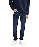TOM TAILOR Herren 1021434 Josh Regular Slim Jeans, 10173 - Dark Stone Blue Black Denim, 34W / 32L EU