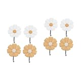 CRILSTYLEO 8 Stk Gänseblümchen-Klebehaken Gänseblümchen-Wandhaken pflanzen deckenhaken kleiden Gestell aufhängehaken hebehaken kindergarderobe Schlüsselanhänger Wandaufhänger Rostfreier Stahl