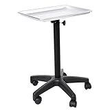 lyrlody Friseursalon-Trolley, Friseurwagen Friseur Trolley mit Rollen Höhenverstellbares Aluminium-Friseursalon-Tablett, für Friseursalon Spa Tierhandlung Schönheitssalon